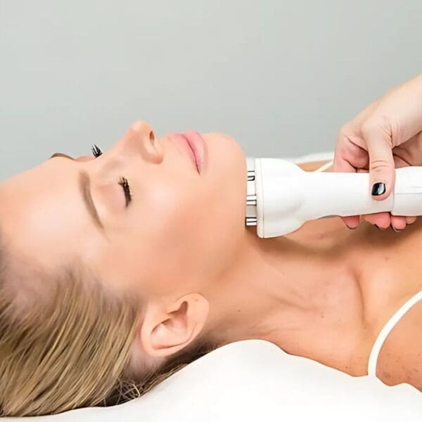 Radiofrequency neck rejuvenation treatment